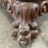 Vintage Ornate Carved Solid Wood Longboy Dresser
