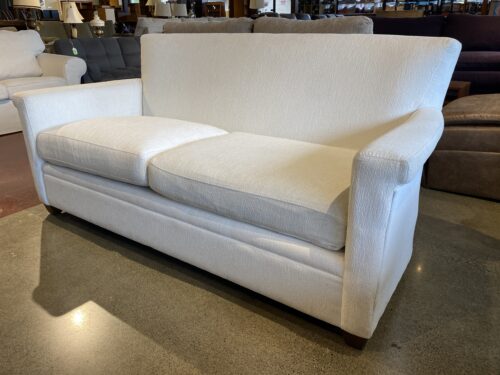CRATE & BARREL Declan Apartment Sofa in White
