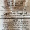 CRATE & BARREL Declan Apartment Sofa in White