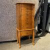 Blonde Jewelry Chest w/ Side Open Hanging Storage