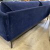 IKEA Applaryd Modern Dark Blue Velvet Sofa