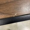 WALKER EDISON Modern Wood & Metal Bench w/ Cubby