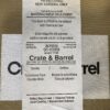 CRATE & BARREL Light Grey Axis Armchair