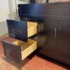 ARIEL Hamlet Black Bathroom Vanity Base Cabinet