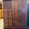 STANLEY Solid Wood Chest of Drawers w/ Tambour Door Storage
