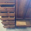 STANLEY Solid Wood Chest of Drawers w/ Tambour Door Storage