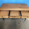 WORLD MARKET 3-Drawer Wood & Wicker Desk