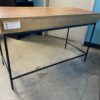 WORLD MARKET 3-Drawer Wood & Wicker Desk