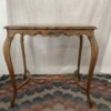 Vintage Rectangular Accent Table w/ Engravings
