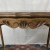 Vintage Rectangular Accent Table w/ Engravings