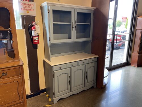 Country Blue 2Pc. China Hutch