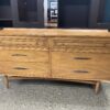 BROYHILL MCM Sculptra 6 Drawer Lowboy Dresser