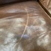 Classic Brown Leather Loveseat