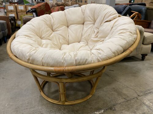 Light Wooden Papasan Chair