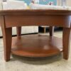 Modern Round Walnut Coffee Table