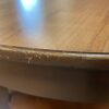 Modern Round Walnut Coffee Table