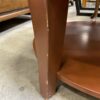 Modern Round Walnut Coffee Table