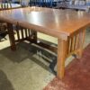 Sturdy Rectangular Mission Style Dining Table
