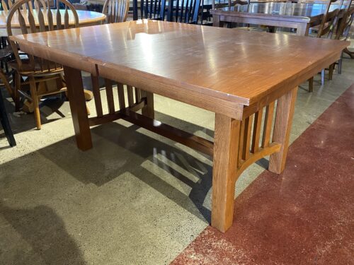 Sturdy Rectangular Mission Style Dining Table
