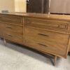 BROYHILL Vintage Mid-Century Sculptra 6 Drawer Lowboy Dresser
