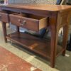 BASSETT Warm Tone 2-Drawer Sofa Table
