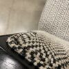 Black & White Zigzag Patterned Counter Stools (Set of 4)