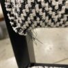 Black & White Zigzag Patterned Counter Stools (Set of 4)