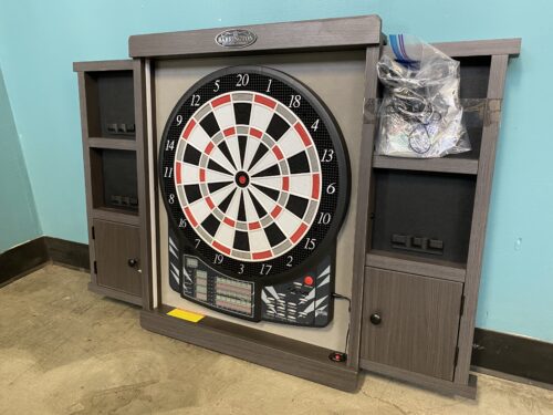 BARRINGTON BILLIARDS CO. Electronic Dart Board Cabinet Model #DB430Y23006