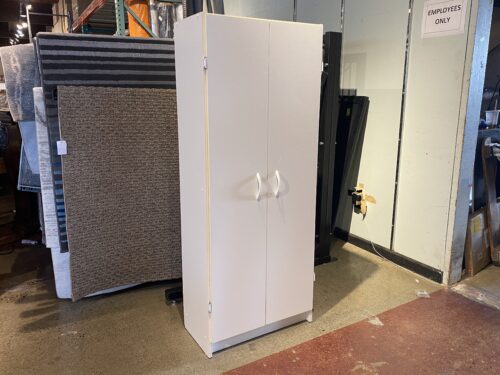 Little Lightweight White Storage Cabinet