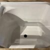 LAUREL MOUNTAIN Odie Dog Wash Station w/ Hand-Held Sprayer, White