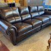 ABBYSON Austin 2Pc. Leather Sectional