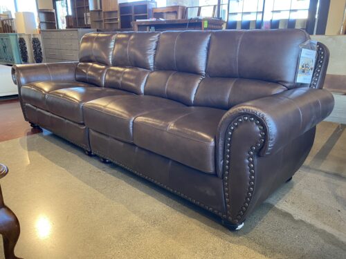 ABBYSON Austin 2Pc. Leather Sectional