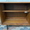 WEST ELM Slatted Shallow Media Table in Walnut