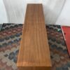 WEST ELM Slatted Shallow Media Table in Walnut