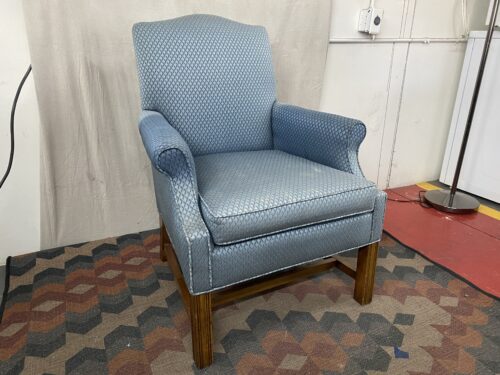 Blue Upholstered Armchairs
