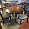 Round 4-Seater Drop-Leaf Dining Set