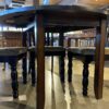 Round 4-Seater Drop-Leaf Dining Set