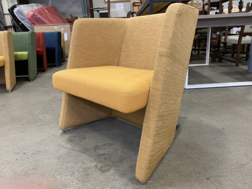 KEILHAUER Modern Talk Low Back Tub Chair in Orange