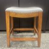 Bonded Leather Saddle Stools (Set of 2)