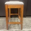 Bonded Leather Saddle Stools (Set of 2)