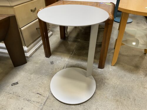 BLU DOT Note Side Table in Silver