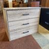 Grey Weathered Three Drawer Dresser