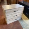 Grey Weathered Three Drawer Dresser