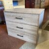 Grey Weathered Three Drawer Dresser