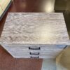 Grey Weathered Three Drawer Dresser