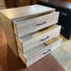 Grey Weathered Three Drawer Dresser