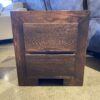 Two Drawer Nightstand with Sleek Lines