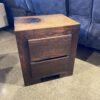 Two Drawer Nightstand with Sleek Lines