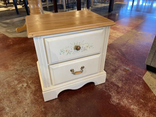 Made in USA Country Garden Two Drawer Nightstand