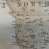 Sepia Toned World Map Tapestry